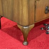 1960s English walnut secretary