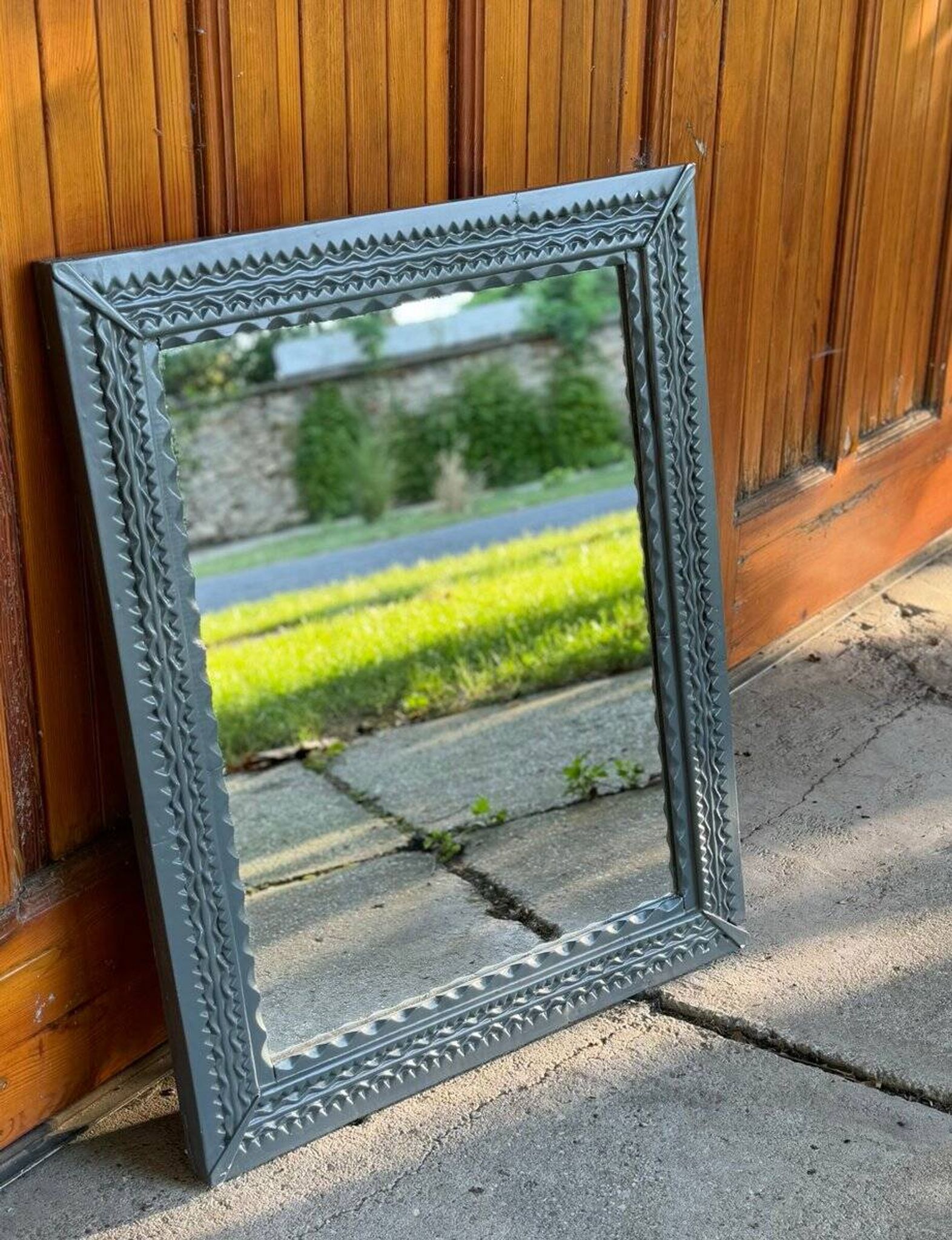 Antique carved mirror, 1900s,