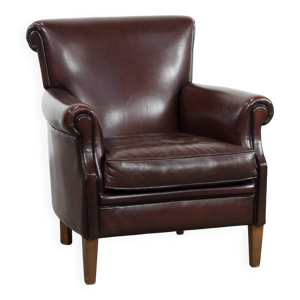 Fauteuil en cuir de mouton