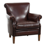 Luxury Sheep Leather Armchair with a Timeless Look