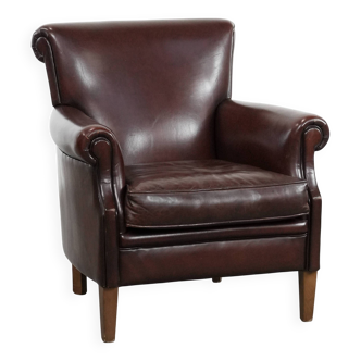 Luxury Sheep Leather Armchair with a Timeless Look
