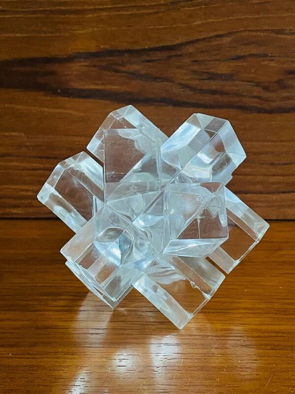 Casse tête chinois en plexiglas, circa 1970