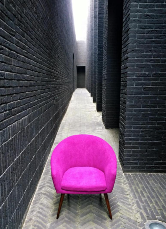 Mid century polish club chair Emil from late 60s