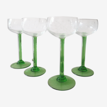 Set de 8 verres à vin Alsace