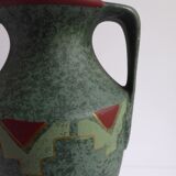 Vase with art deco décor