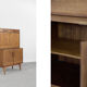 Scandinavian teak cabinet with drawers, 1960s