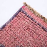 3x10 Soft Pastel Pink Vintage Runner Rug, 87x300Cm