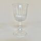 Set of five wine glasses