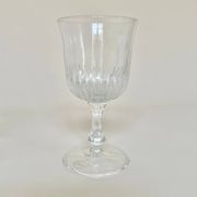 Set of five wine glasses