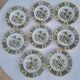 8 dessert plates Sarreguemines model Montmorency