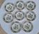 8 dessert plates Sarreguemines model Montmorency