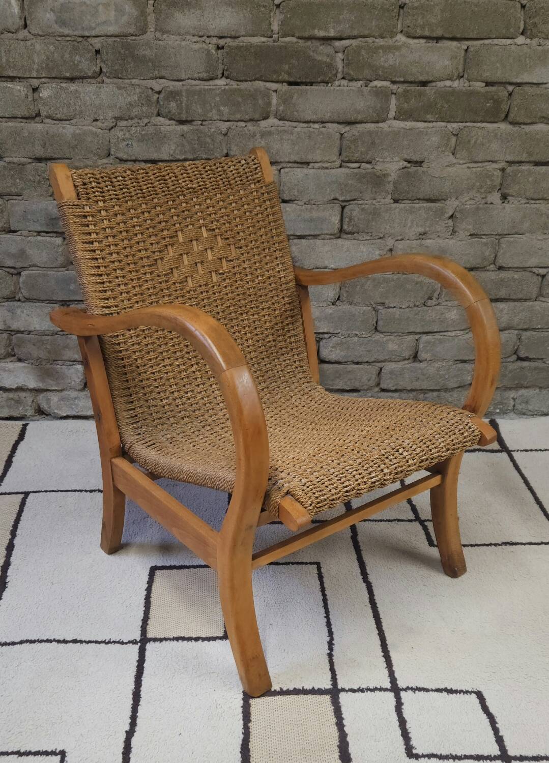 Erich Diekmann rope armchair 1960