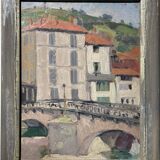Oil on cardboard attr. to André-René Albarede