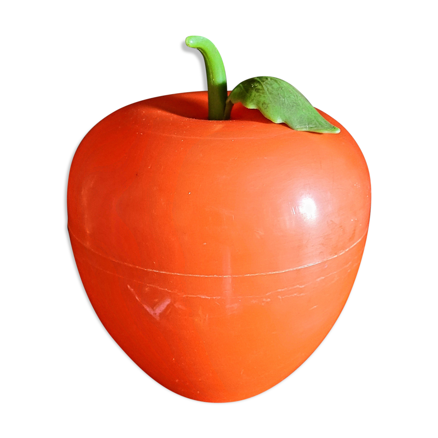 Old ice bucket vintage ice cream apple 70s