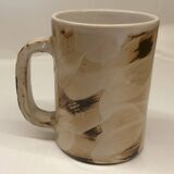 Four enameled ceramic cups Galerie Palissy in Vallauris