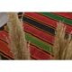 1970s vintage Turkish hand-knotted wool cotton red runner rug 118x330
