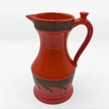 Ceramic orangeade set, orange, Zell, 1970s.