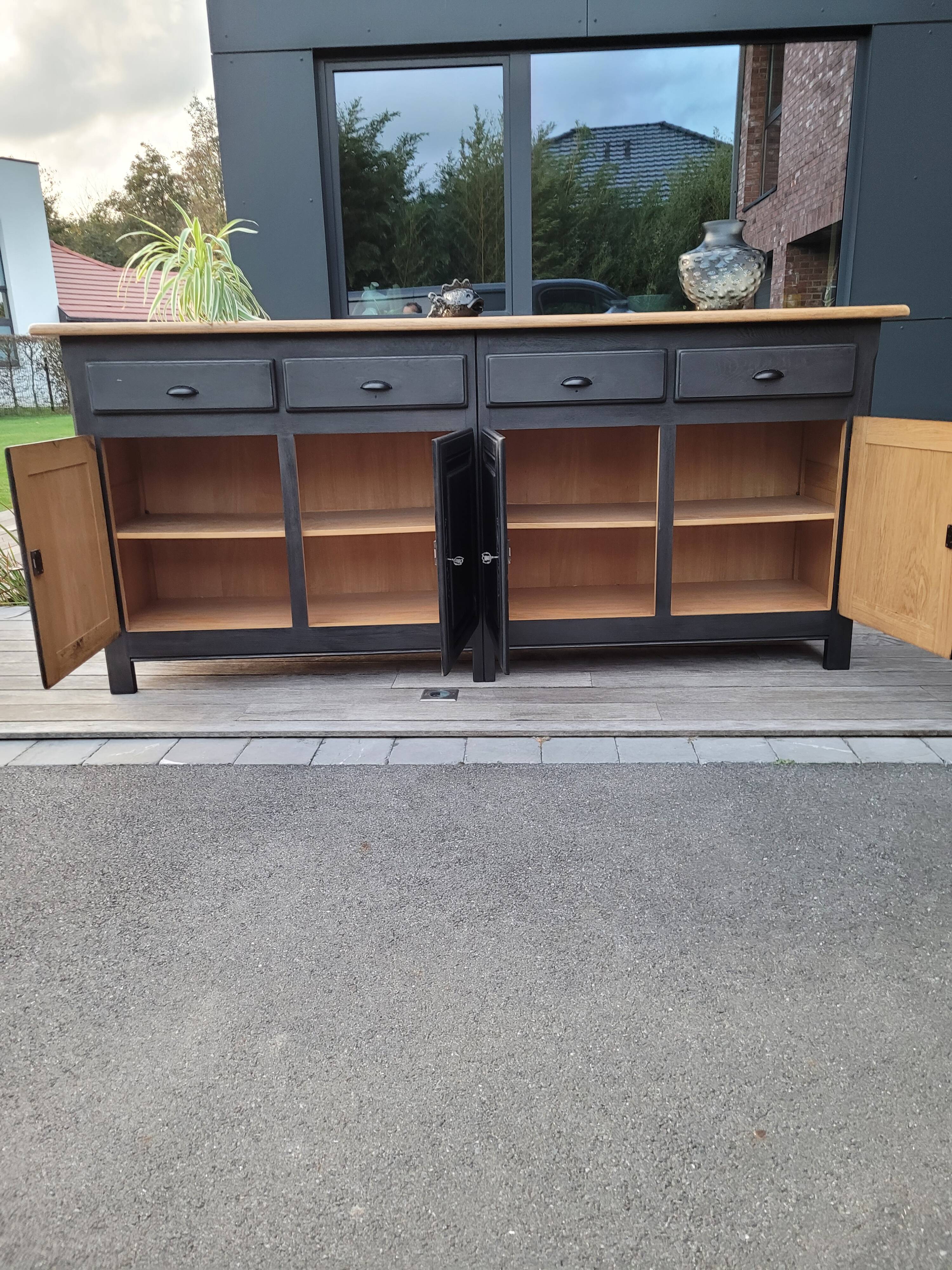Solid wood tub restyled