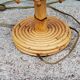 Lampe de table en rotin et bambou des années 70