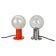 Set of 2 Table Lamps designed by Motoko Ishii for STAFF Lights, 1970s