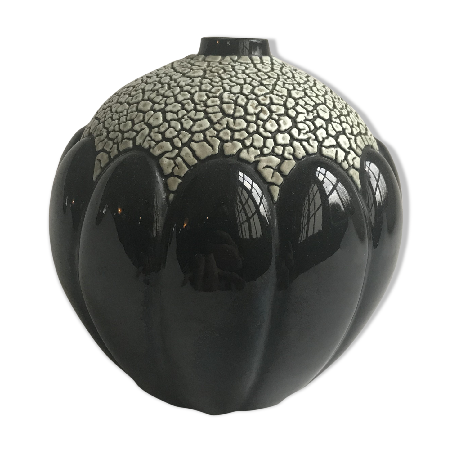 Art deco ball vase