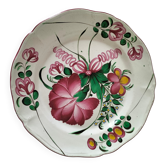 Large earthenware plate from the East – attributed to Islettes, 19th century