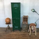 Ancien vestiaire industriel métallique Gantois à 1 porte 1930