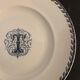 6 dessert plates and old earthenware dish, KG Lunéville