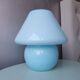 Blue Murano mushroom table lamp, Gambaro e Poggi for Vetri