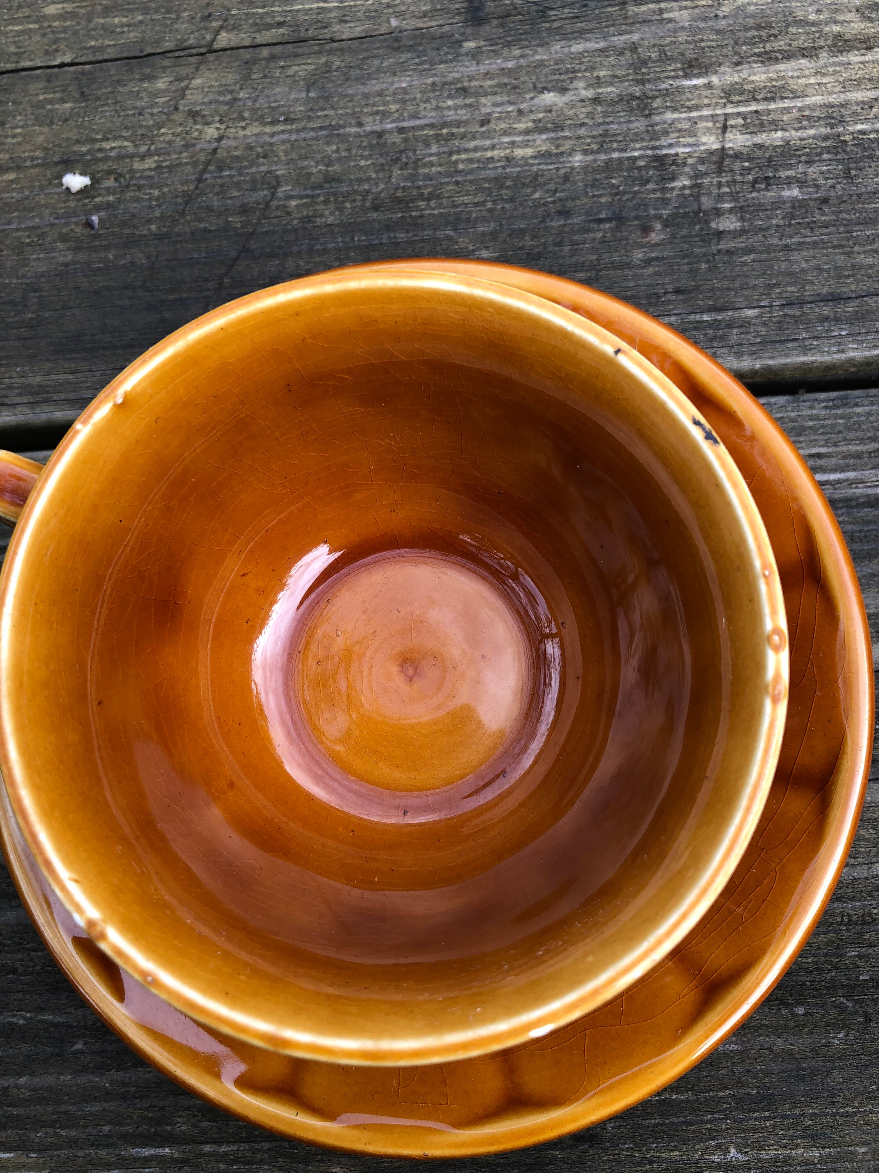 4 cups and undercups from Luneville