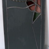 Stained glass mirror, 39x25 cm