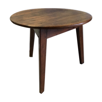 Tripod coffee table in solid oak - mid. 20th
