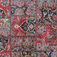Handmade traditional vintage persian patchwork area rug 110x248cm