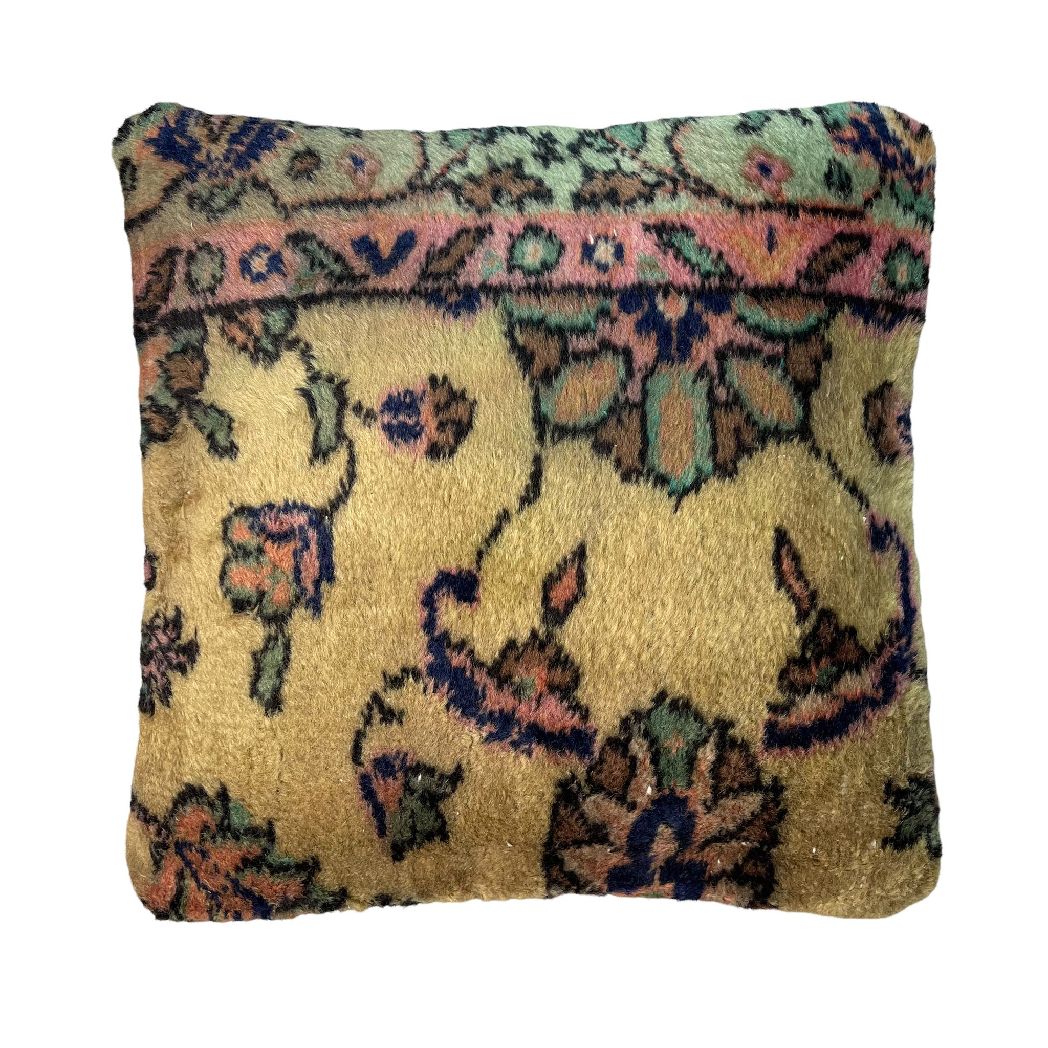 Housse de coussin de tapis turc vintage 45 x 45 cm
