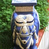 Ceramic elephant, side table, or flower pot base, large model