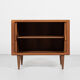 Midcentury Danish sideboard in teak with tambour doors by Dyrlund 1960s - wooden legs