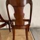 Two mahogany Empire Gondola chairs