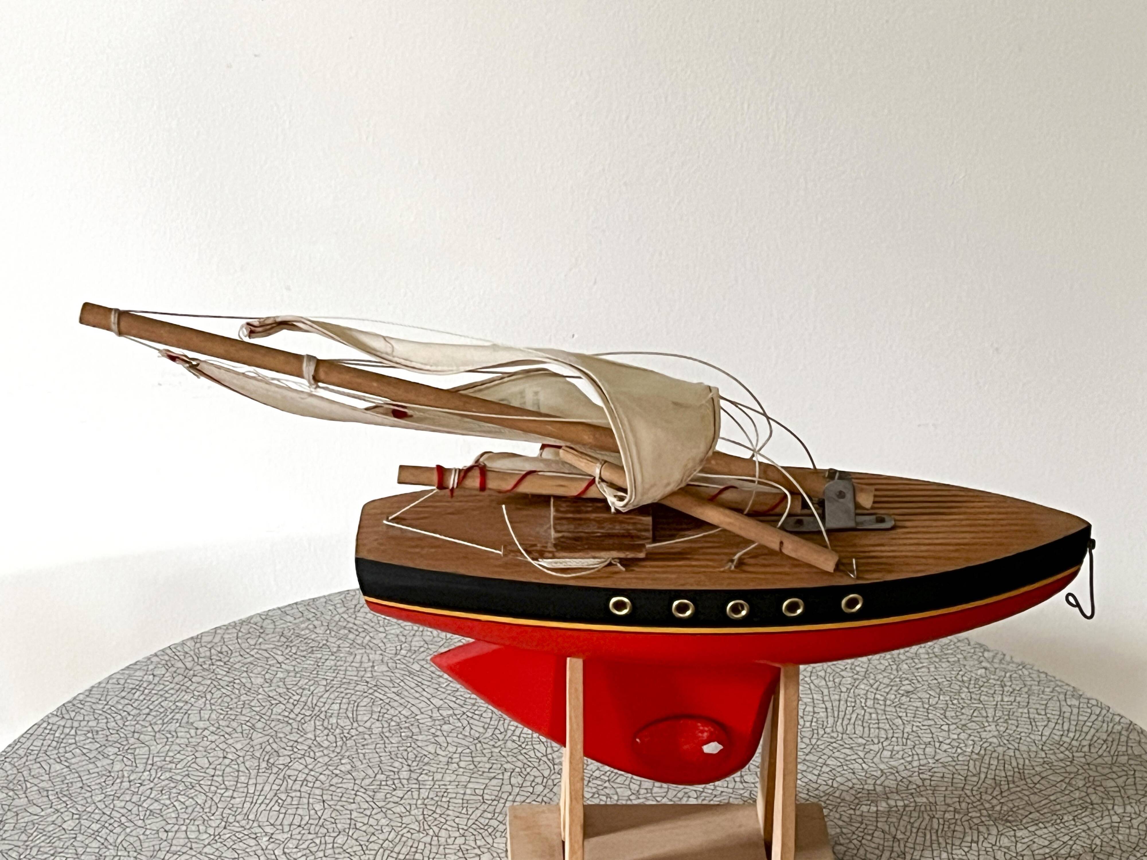 Tirot 500 basin sailboat, vintage toy.