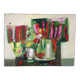 Abstract bouquets, knife oil painting