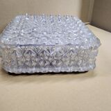 Glass square ceiling light