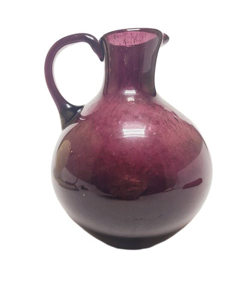 Vintage Polish jug by Zbigniew Horbowy for Sudety Glassworks, 1970s