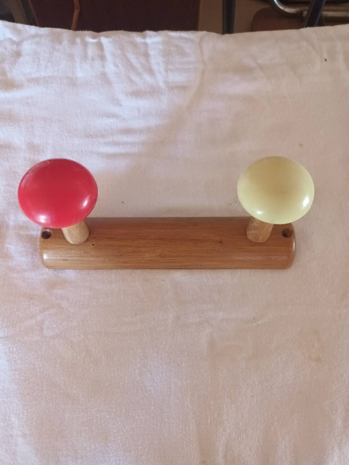 Vintage wall coat rack
