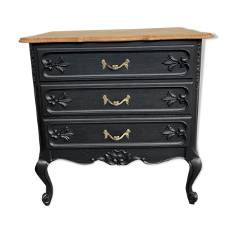 Dresser black baroque style