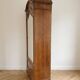 Antique oak linen cupboard with mirror