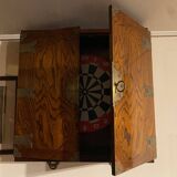 Wall mounted dartboard cabinet