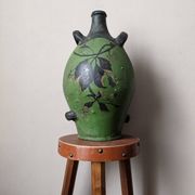 Clay jar traditional Provençal pottery