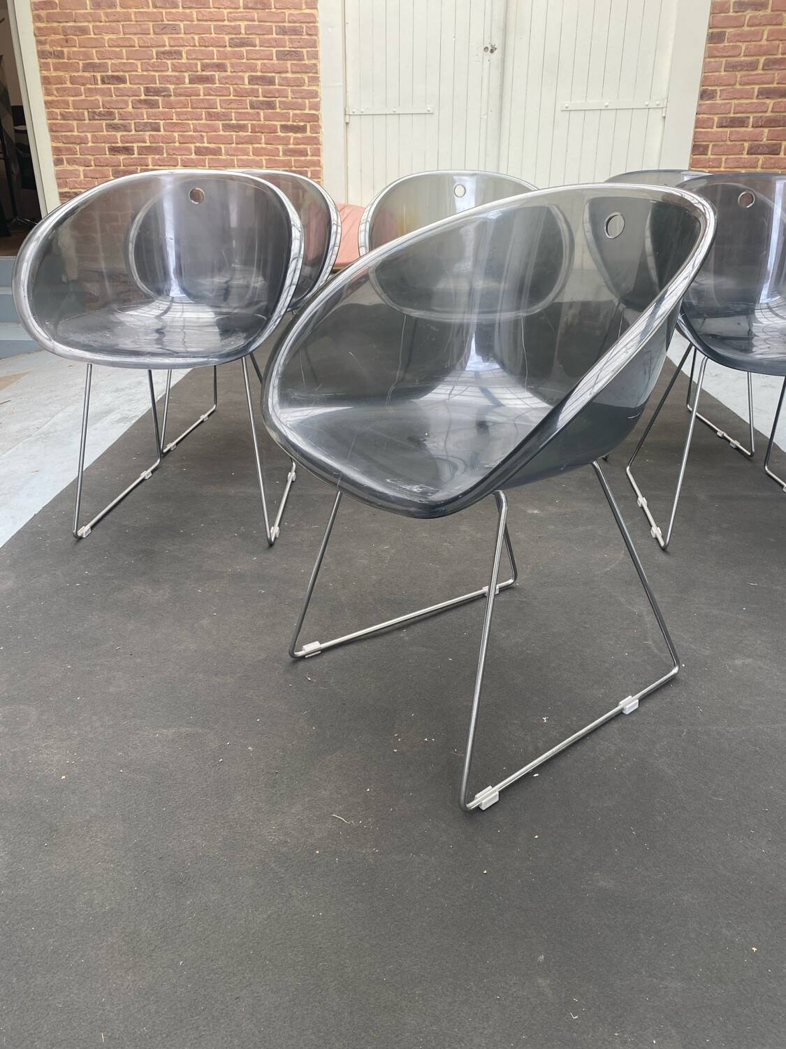 Set of 6 Italian chairs