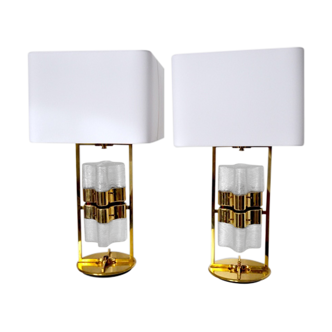 Pair of lamps from The House of Sciolari, Italy, 1970