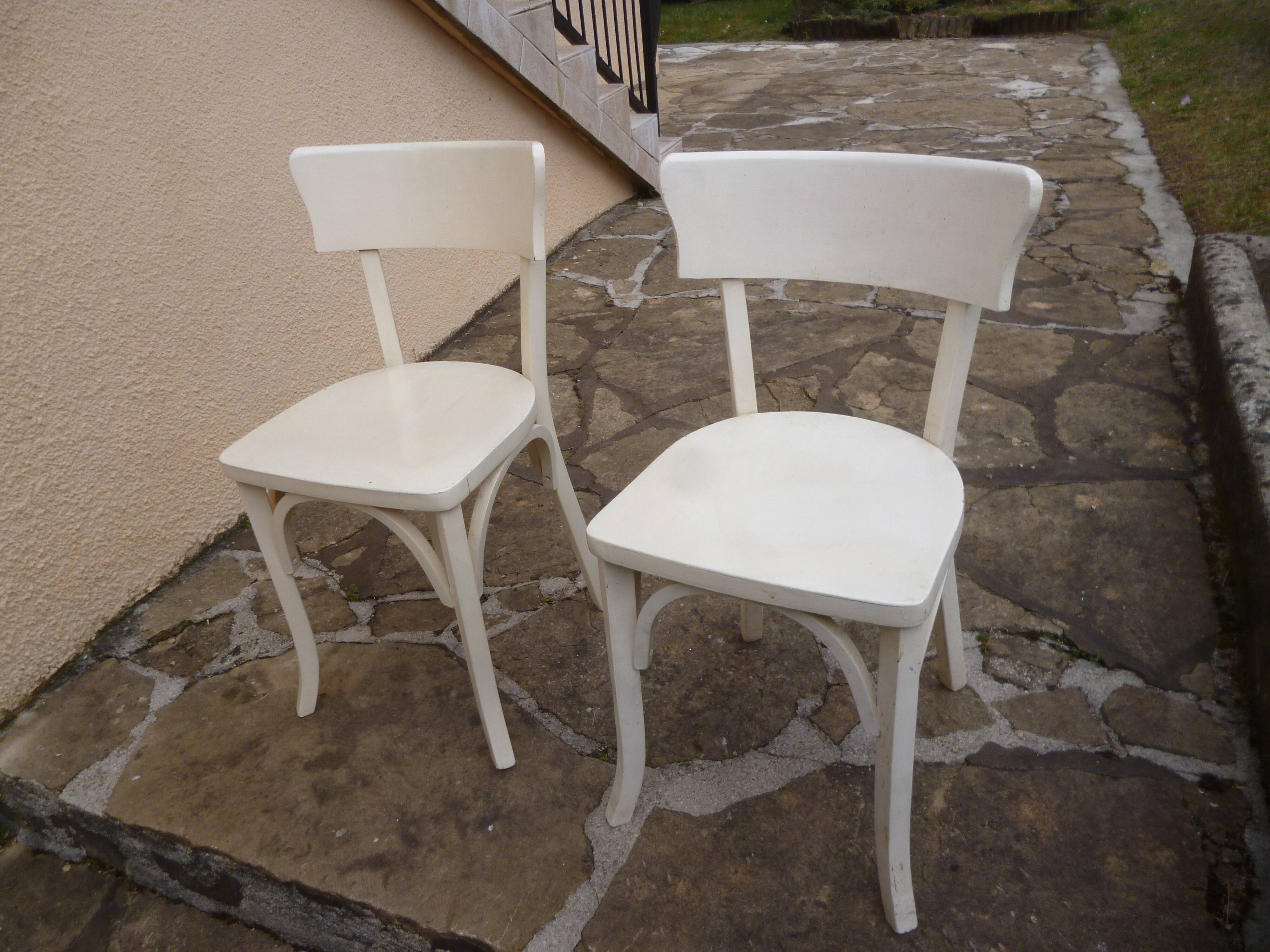 Pair of bistro chairs