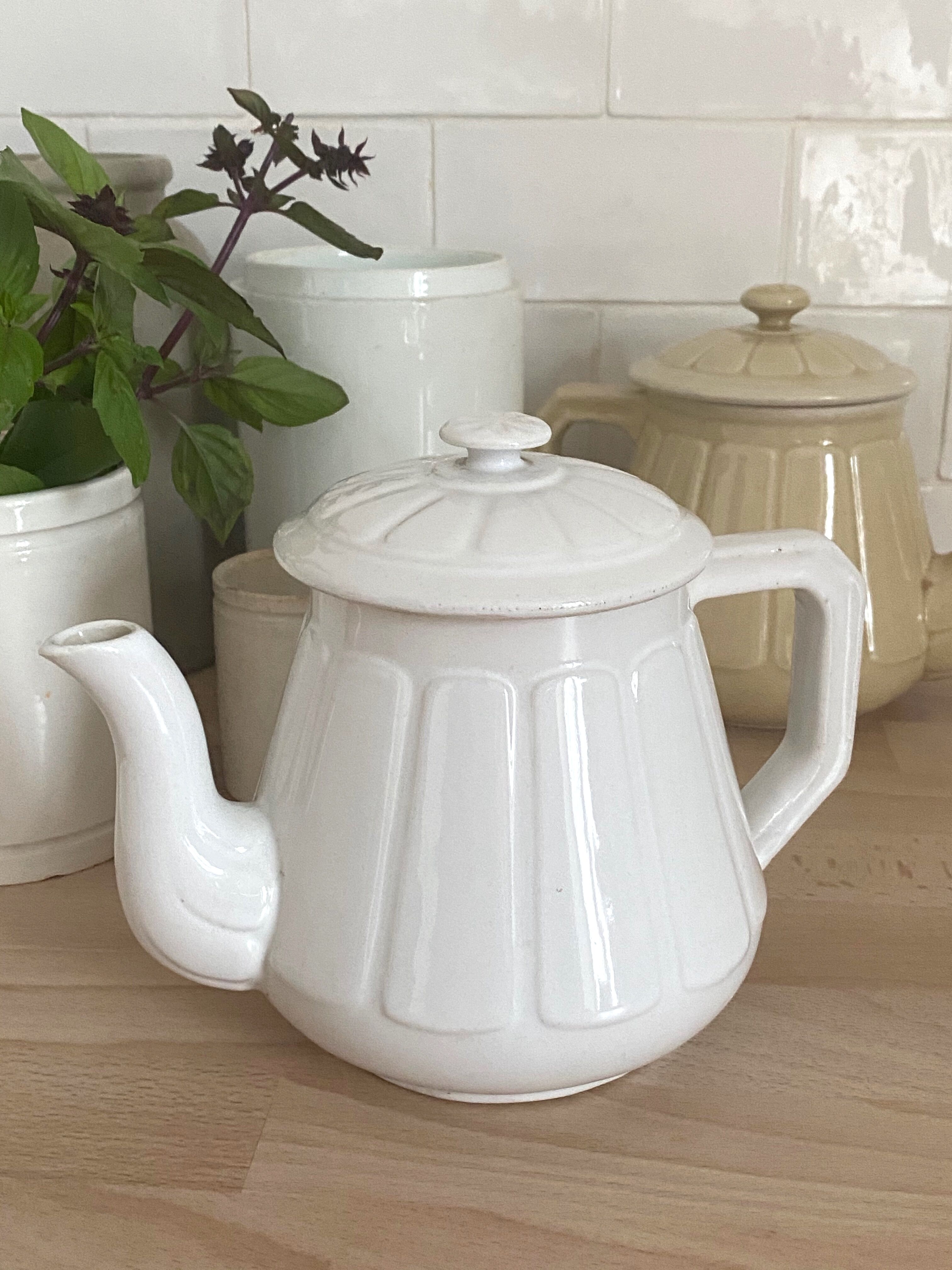 Digoin earthenware teapot/coffee maker